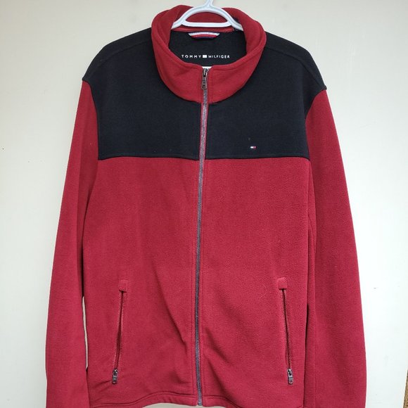 Tommy Hilfiger Men's 2XL fleece zip front sweater - Picture 1 of 6